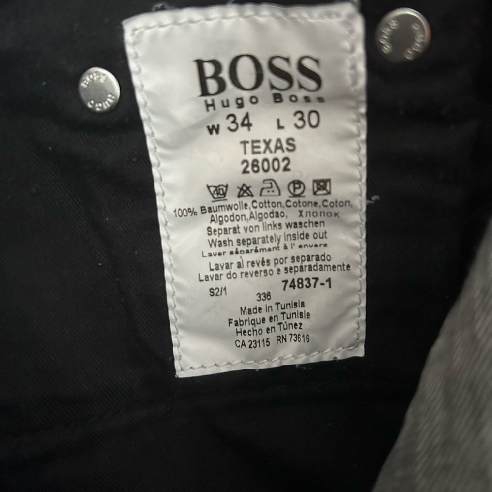 Hugo Boss Charcoal Regular Fit Jeans - image 4